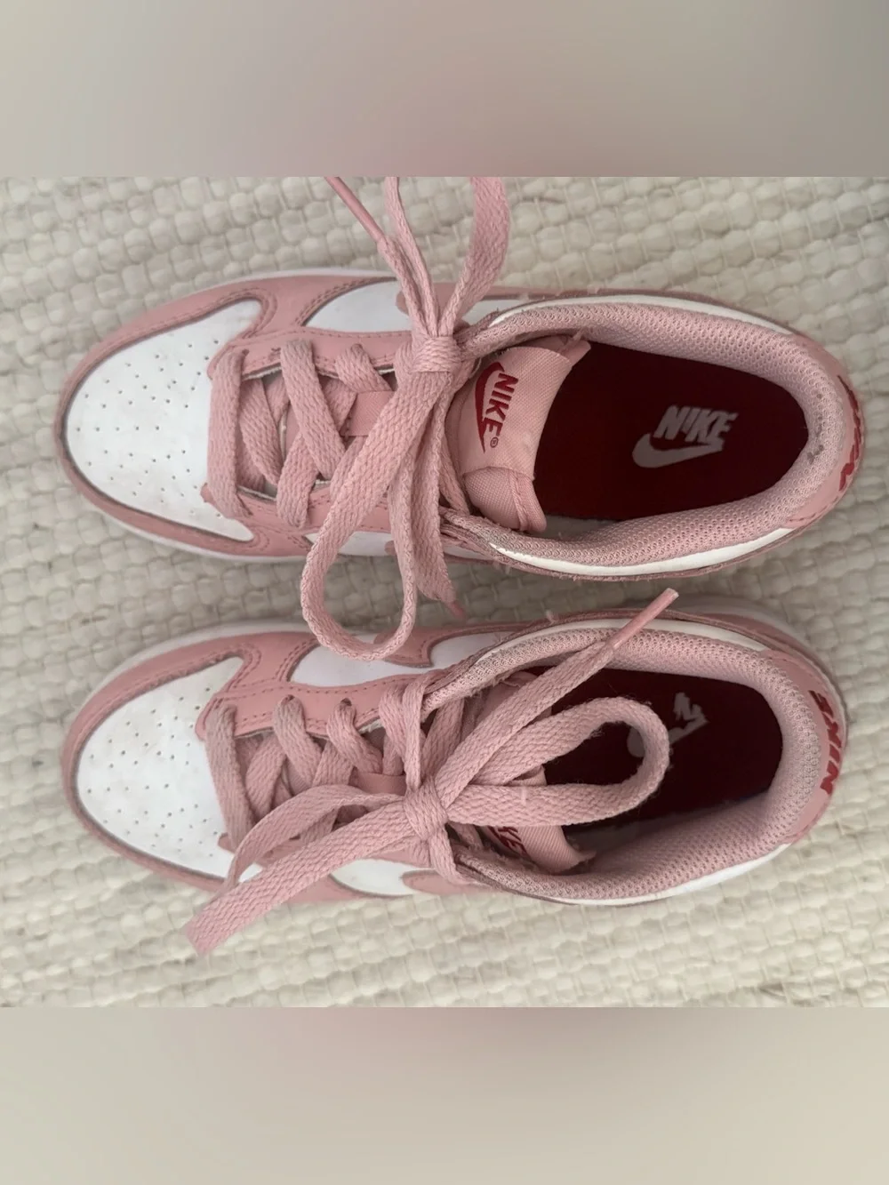 NIKE Girls Pink Sneakers - Size 13.5